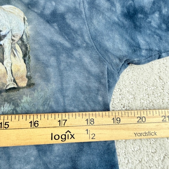 The Mountain Tie Dye T Shirt Four Running Horses Graphic Print XL - Picture 6 of 8